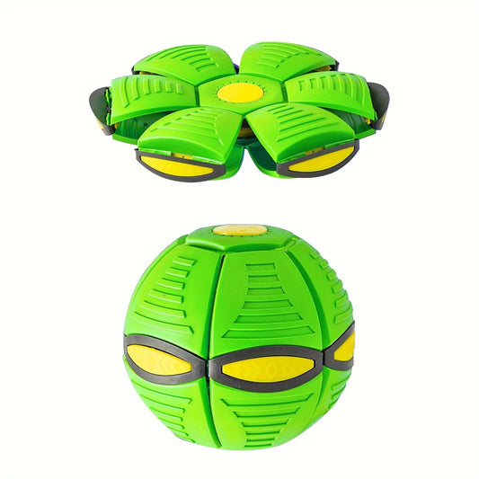 Bola Saltitante em Forma de Disco Voador — Brinquedo Durável e Elástico para Seu Pet