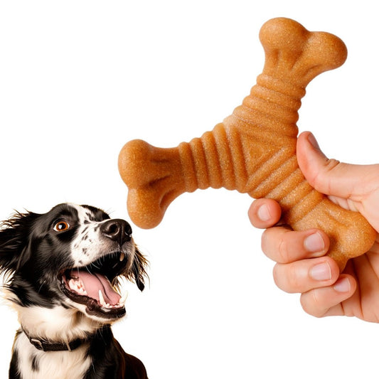 Osso Mordedor Massageador para Cães e Gatos — Brinquedo Anti-Stress Resistente ?