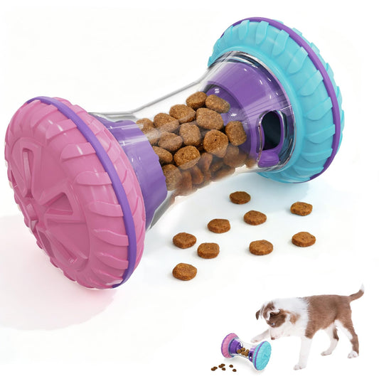 BoYoYo Brinquedo Interativo Quebra-Cabeça para Cães – Estimulação Mental Antiestresse | Amarelo, Azul e Rosa