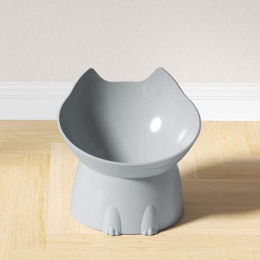Tigela Elevada para Gatos Antiponta — Alimentação Confortável e Sem Dor no Pescoço