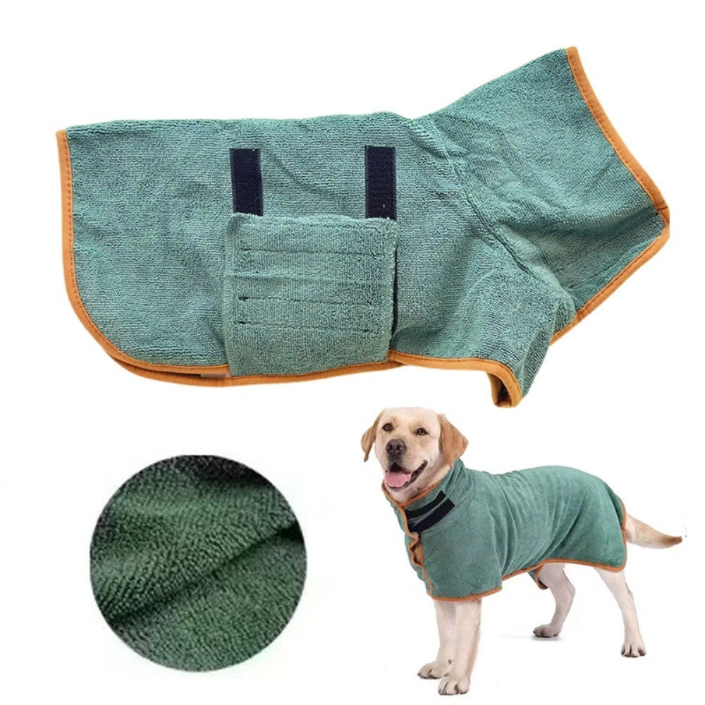 Roupão de Banho Absorvente para Cães e Gatos