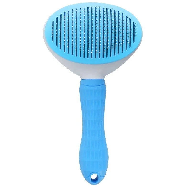 Escova Auto-Limpante para Cães e Gatos