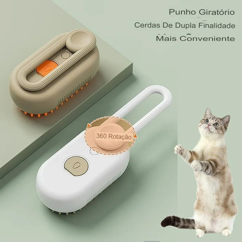 Escova a Vapor 3 em 1 Pet