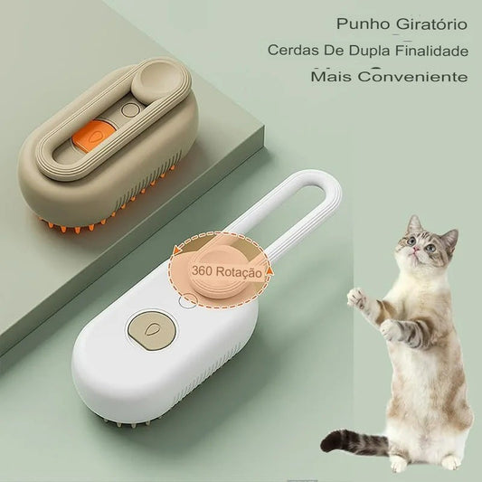 Escova a Vapor 3 em 1 Pet