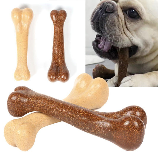 Osso Mastigável Resistente para Cães ? Brinquedo Indestrutível Anti-Ansiedade e