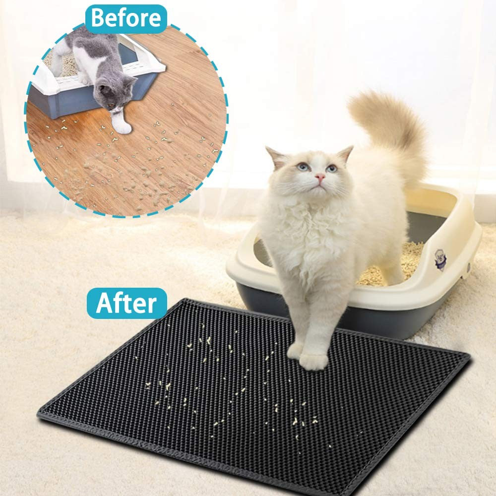 Tapete de Areia para Gatos à Prova D'Água e Urina – Fim da Bagunça na Sua Casa!
