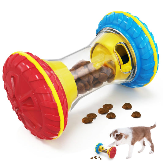 BoYoYo Brinquedo Interativo Quebra-Cabeça para Cães – Estimulação Mental Antiestresse | Amarelo, Azul e Rosa