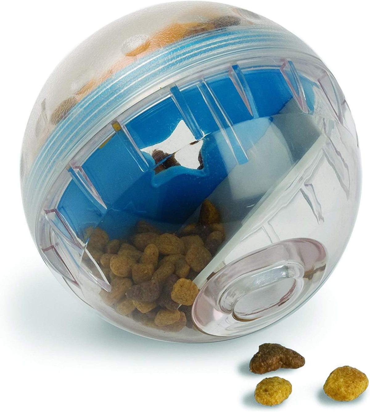 Bola de Tratamento IQ para Cães | Dispensador Interativo de Petiscos e Ração — Brinquedo Anti-Estresse e Anti-Tédio