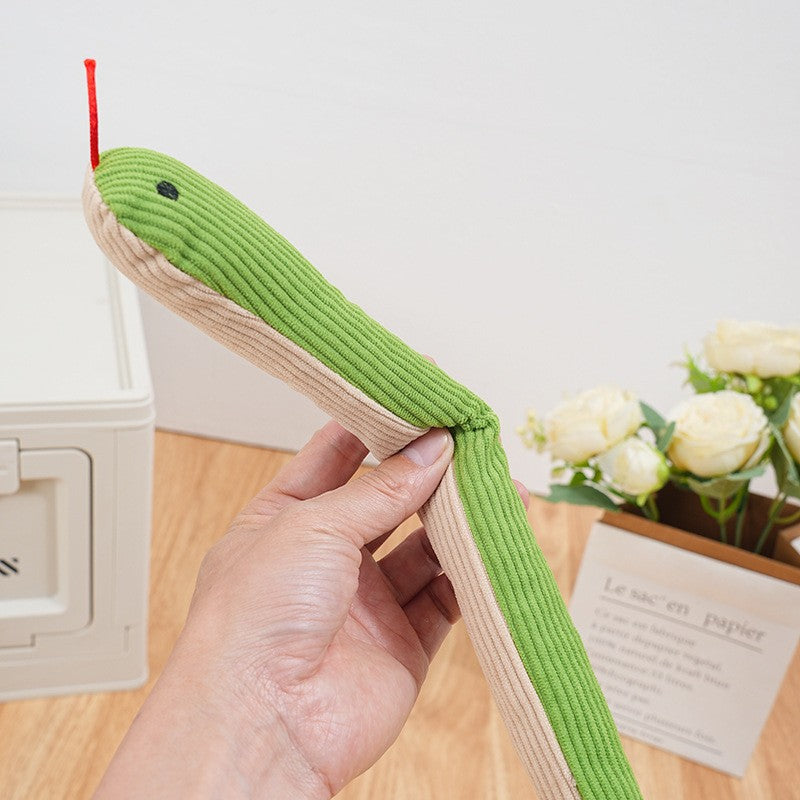 Brinquedo Interativo Cobra Sonoro para Cães e Gatos – Diversão e Estímulo para Pets