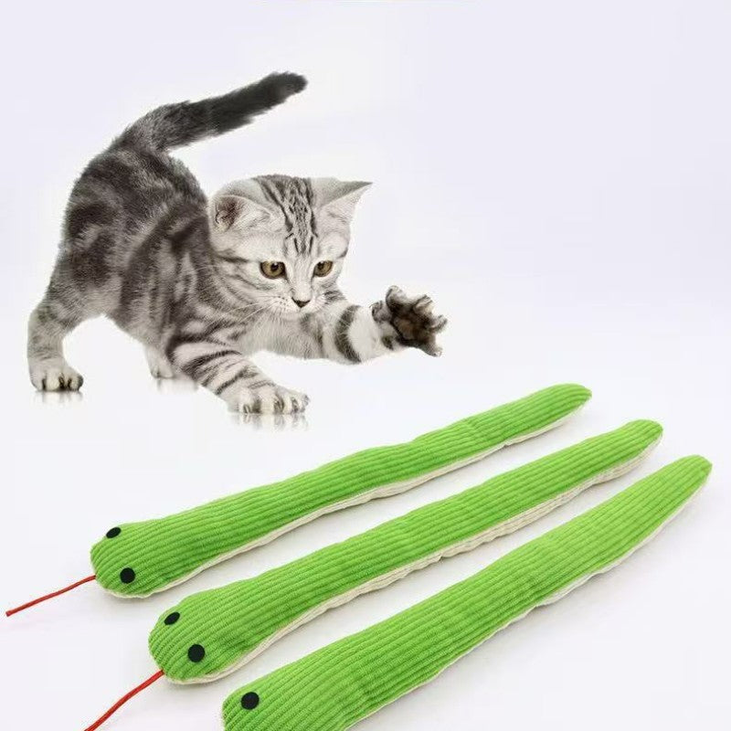 Brinquedo Interativo Cobra Sonoro para Cães e Gatos – Diversão e Estímulo para Pets