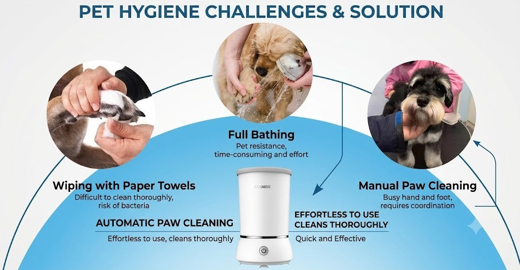Máquina Elétrica de Lavar Patas para Pets