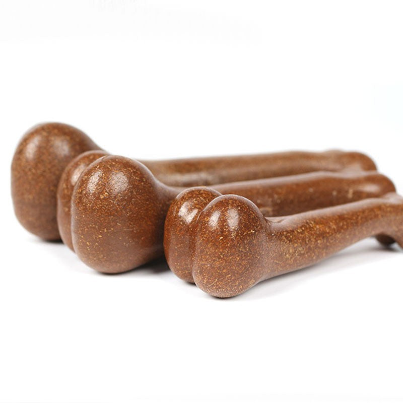Osso Mastigável para Cachorro Resistente – Brinquedo Dental Filhote e Adulto P/M/G