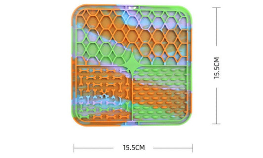 Tapete de Silicone para Lamber – Alimentação Lenta e Diversão pro Seu Cão