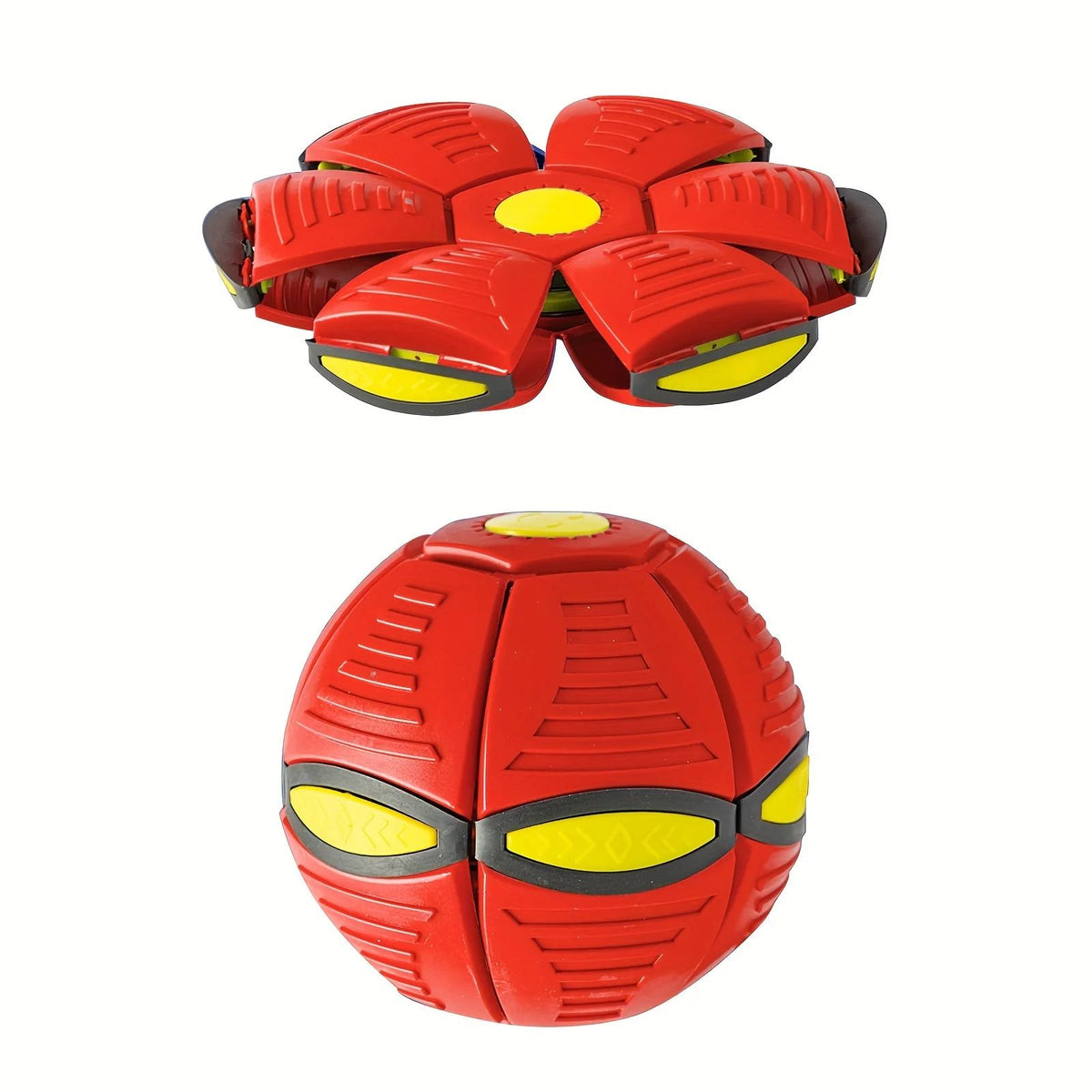 Bola Saltitante em Forma de Disco Voador — Brinquedo Durável e Elástico para Seu Pet