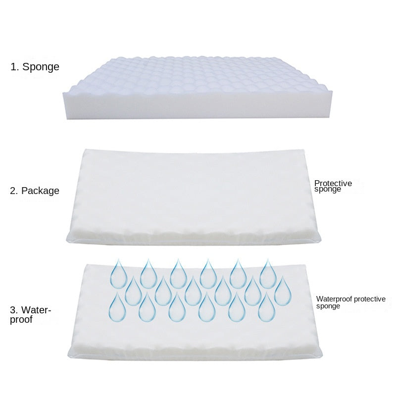Cama Pet Ortopédica 100% Algodão | Colchão com Espuma de Memória e Capa Removíve