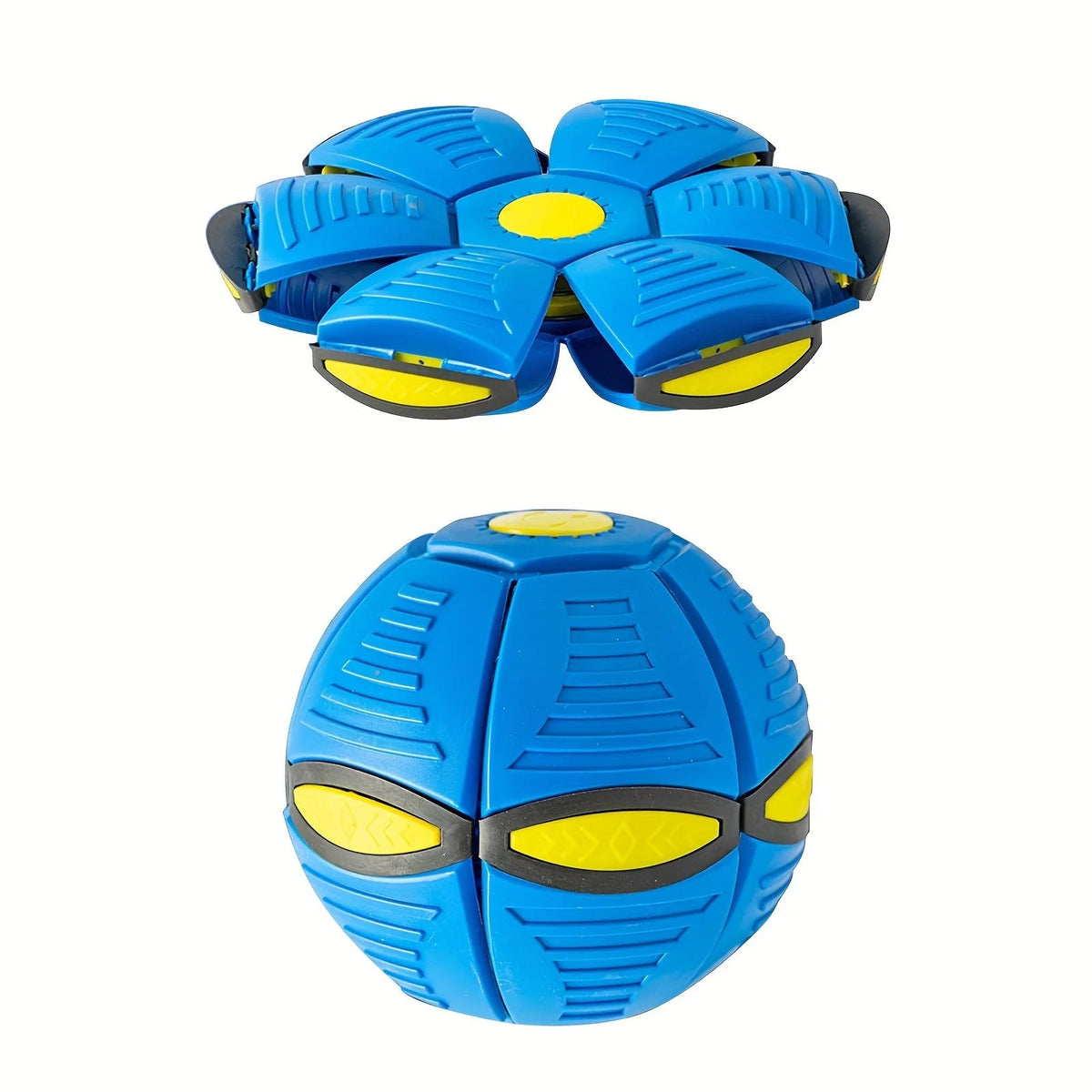 Bola Saltitante em Forma de Disco Voador — Brinquedo Durável e Elástico para Seu Pet