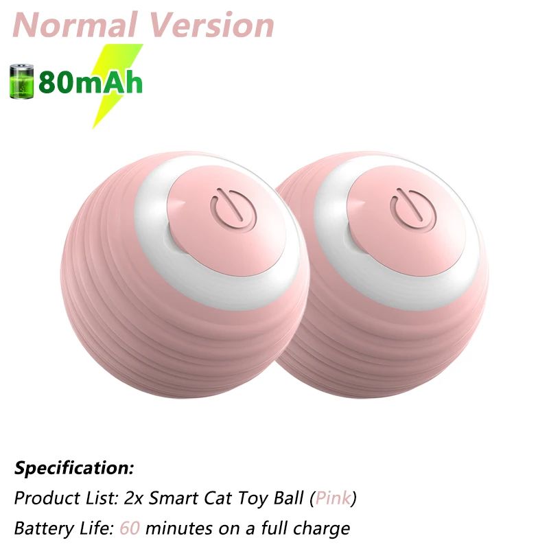 Bola Interativa Elétrica para Gatos | Brinquedo Automático Rolamento | Silicone Atóxico