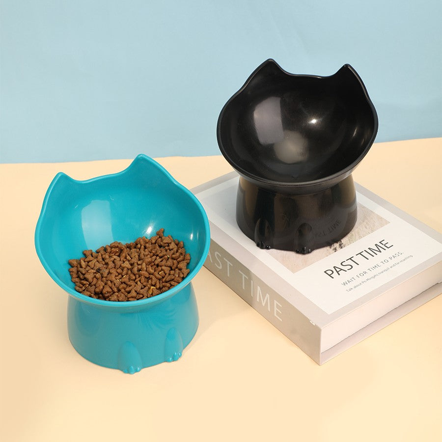 Tigela Elevada para Gatos Antiponta — Alimentação Confortável e Sem Dor no Pescoço
