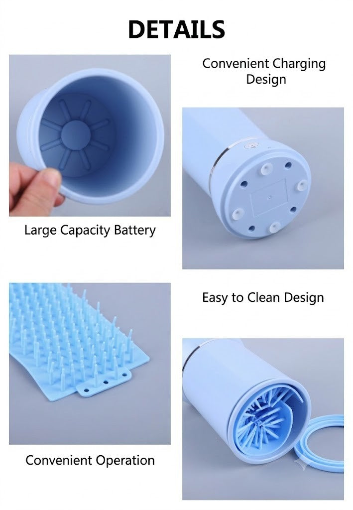 Máquina Elétrica de Lavar Patas para Pets