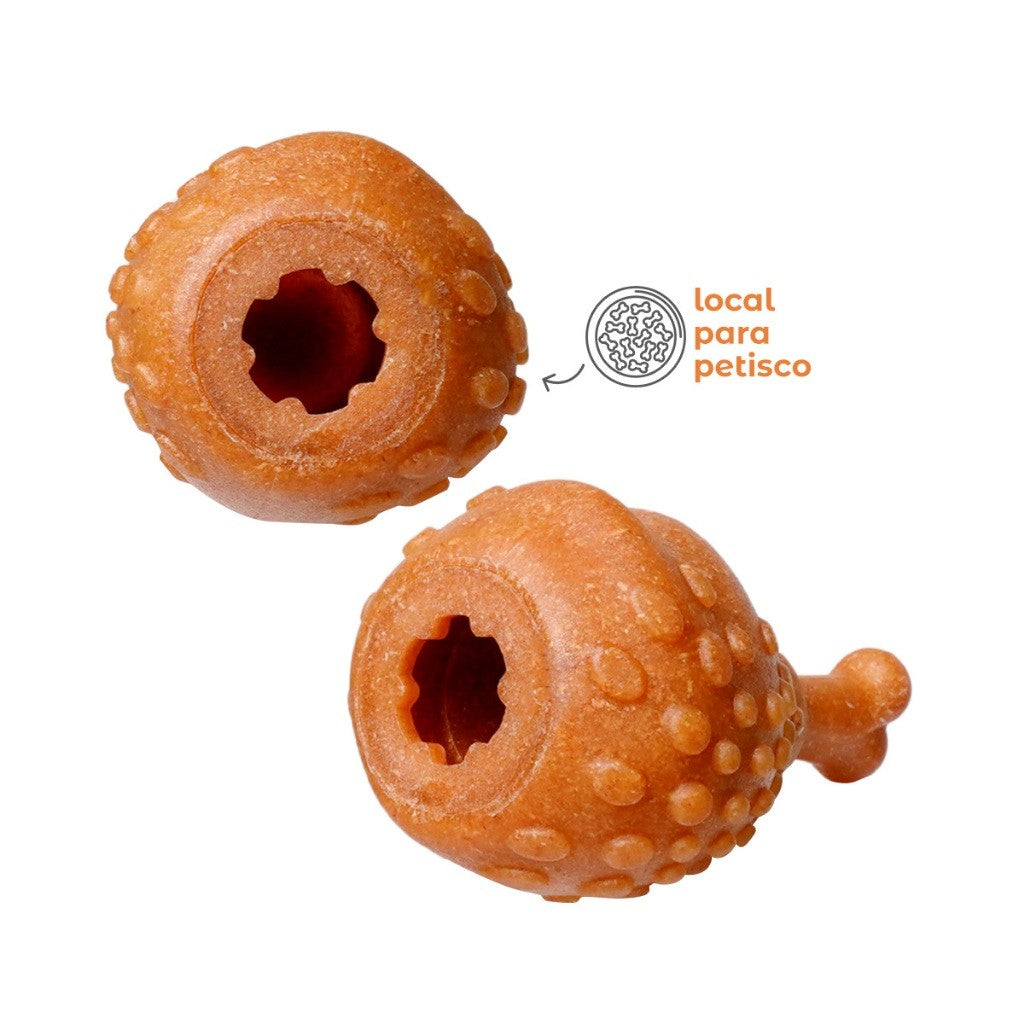 Osso Mordedor Massageador para Cães e Gatos — Brinquedo Anti-Stress Resistente ?