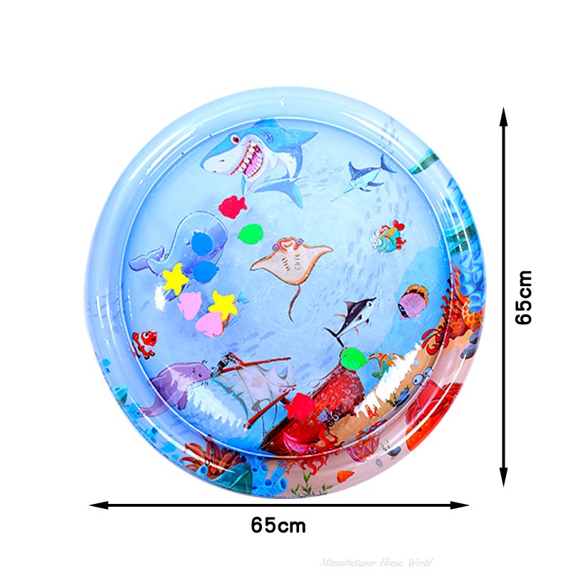 Tapete de Água Sensorial para Gatos PVC Ocean — Brinquedo Interativo Anti-Tédio