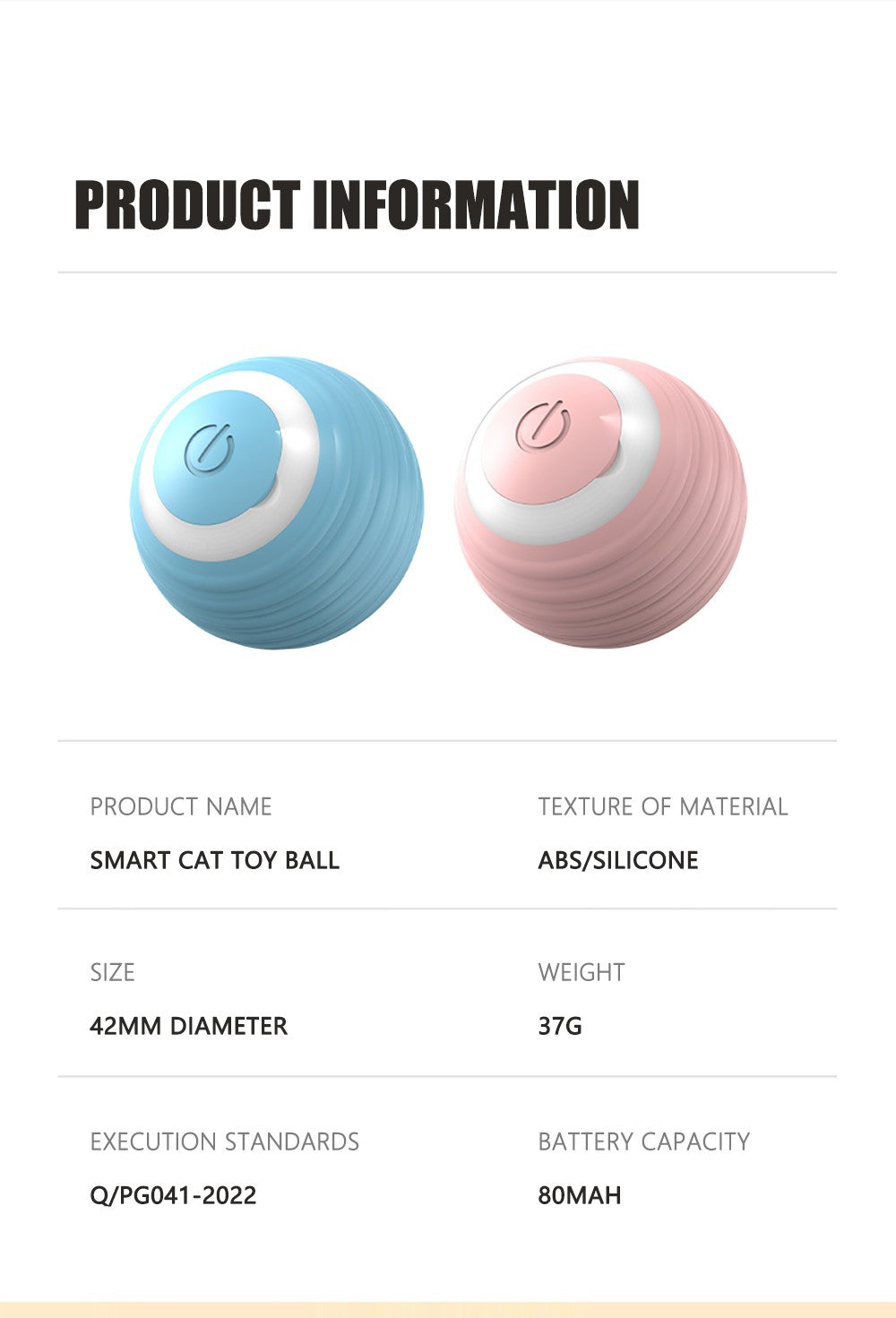 Bola Interativa Elétrica para Gatos | Brinquedo Automático Rolamento | Silicone Atóxico