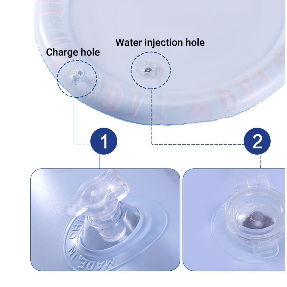 Tapete de Água Sensorial para Gatos PVC Ocean — Brinquedo Interativo Anti-Tédio