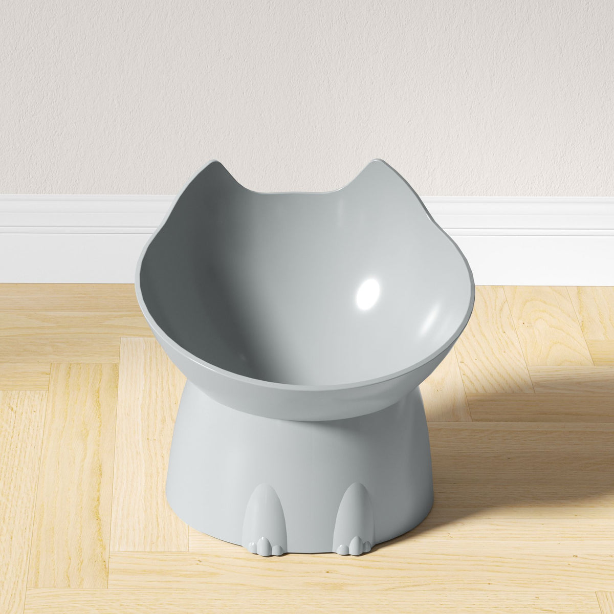 Tigela Elevada para Gatos Antiponta — Alimentação Confortável e Sem Dor no Pescoço
