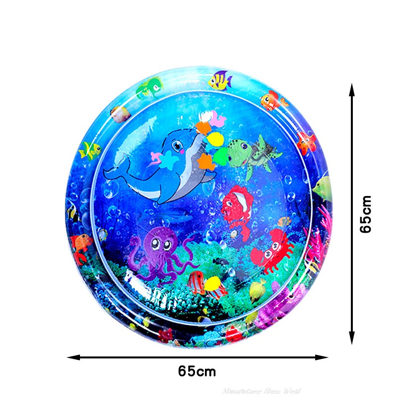 Tapete de Água Sensorial para Gatos PVC Ocean — Brinquedo Interativo Anti-Tédio