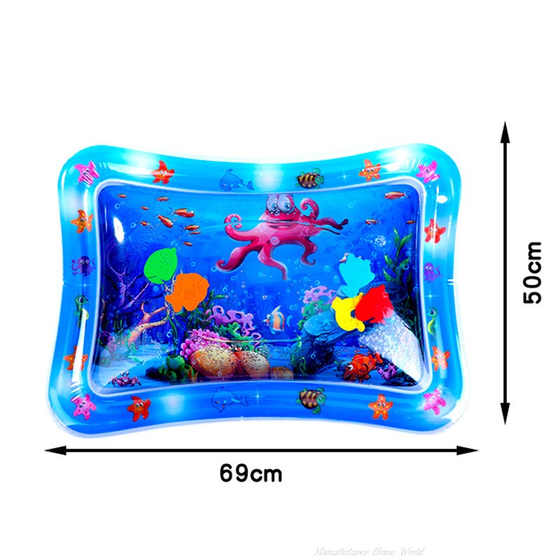Tapete de Água Sensorial para Gatos PVC Ocean — Brinquedo Interativo Anti-Tédio