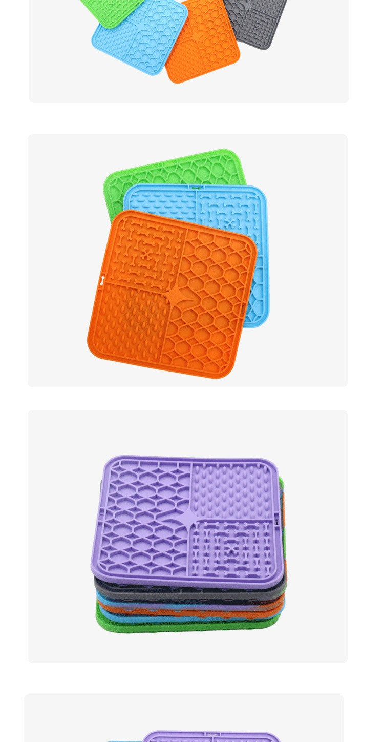 Tapete de Silicone para Lamber – Alimentação Lenta e Diversão pro Seu Cão